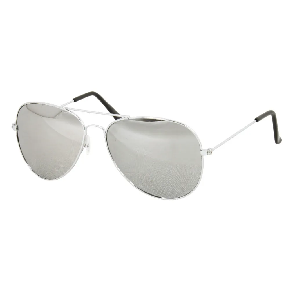 OKULARY PRZECIWSŁONECZNE HAKER H-438 SREBRNE AVIATOR