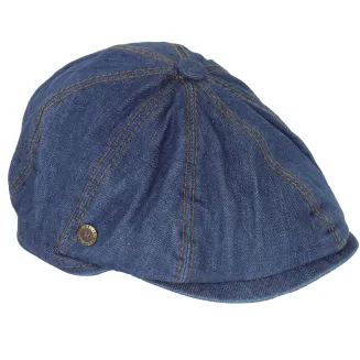Jeansowy Kaszkiet K268C – Denimowy styl Shelby 100% bawełna Polar Fashion - 3
