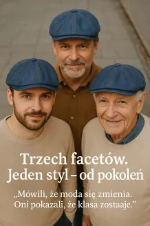 Jeansowy Kaszkiet K268C – Denimowy styl Shelby 100% bawełna Polar Fashion - 7