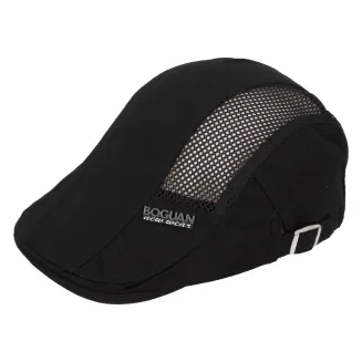 Czarny-kaszkiet-męski-bawełniany-letnia-czapka z regulacją-K185F - 2