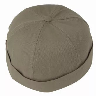 Czapka Bez Daszka Dokerka Leonka Fisherman Bawełniana Khaki Unisex K263G - 6