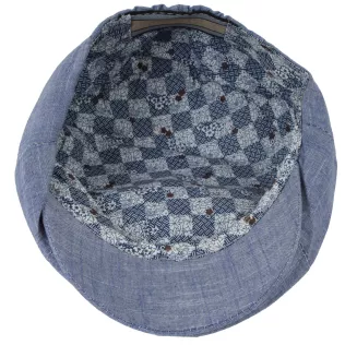 Niebieski Bawełniany Kaszkiet męski Peaky Blinders K304F shelby 57-61 cm - 6