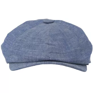 Niebieski Bawełniany Kaszkiet męski Peaky Blinders K304F shelby 57-61 cm - 3