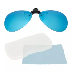 Prescription Glasses Overlay NP16F Blue Polarized Sun Overlay