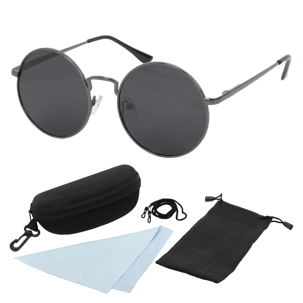 Polar Fashion P1067 C3 Grafitowe Polaryzacyjne Okulary Przeciwsłoneczne lenonki
