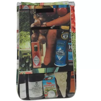 Duża Torba do Wózka na Zakupy 35L Kolorowa Mocna Wkładka Usztywniana T4J - 3