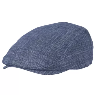 Kaszkiet męski granatowy flat cap bawełniany lekki K306H 57-59 cm Polar Fashion - 2