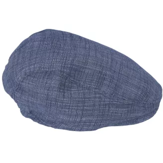 Kaszkiet męski granatowy flat cap bawełniany lekki K306H 57-59 cm Polar Fashion - 4
