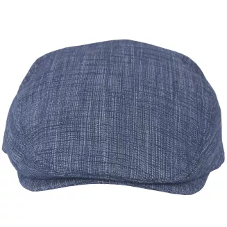 Kaszkiet męski granatowy flat cap bawełniany lekki K306H 57-59 cm Polar Fashion - 3