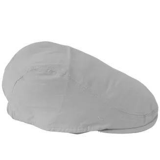 Kaszkiet Męski Popielaty Lniany Flat Cap Letni Lekki Przewiewny 57-60cm K309G - 4