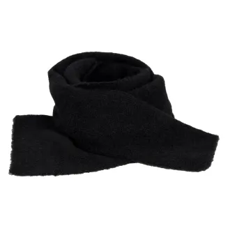 Komplet Damski Zimowy Polar Fashion W476D Czarna Czapka i Szalik Dzianinowe - 3
