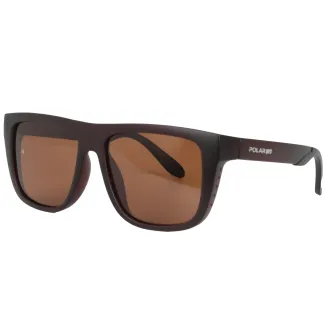 P8156C2 Męskie Okulary Przeciwsłoneczne Polaryzacyjne Brązowe  Matowe UV400 - 5