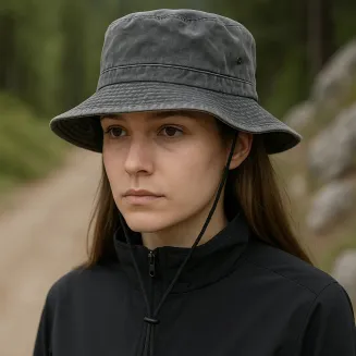 Kapelusz Polar Fashion R244C Czarny – Ochrona przed Słońcem i Deszczem - 2