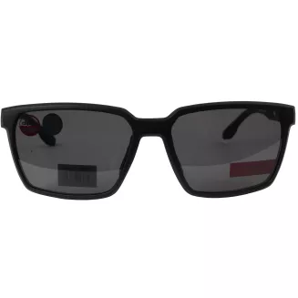 Czarne Matowe Męskie Okulary Korekcyjne z Nakładką Clip-On Solano CL90285A - 3