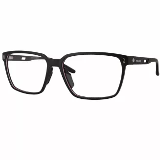 Czarne Matowe Męskie Okulary Korekcyjne z Nakładką Clip-On Solano CL90285A - 5