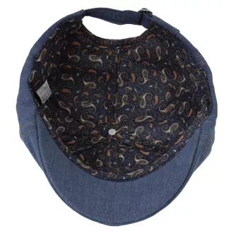 Niebieski Kaszkiet Gazeciarza Peaky Blinders Jeansowy Newsboy Cap K301A - 6