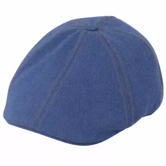 Niebieski Kaszkiet Gazeciarza Peaky Blinders Jeansowy Newsboy Cap K301A - 3