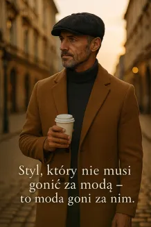 Kaszkiet Męski Peaky Blinders  Grafitowo Czarny K284 Styl i Klasa Polar Fashion - 7