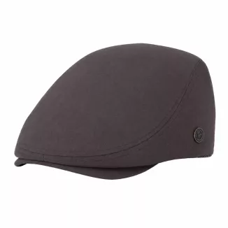 Kaszkiet Męski Bawełniany Brązowy Letni Czapka Flat Cap Ciemny Brąz K312F - 5