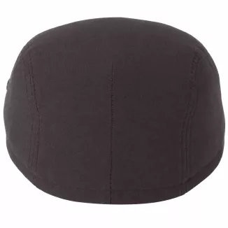 Kaszkiet Męski Bawełniany Brązowy Letni Czapka Flat Cap Ciemny Brąz K312F - 7