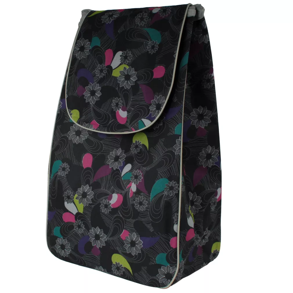 Torba do wózka zakupowego wymienna 35L WZ401BT Mocna Nieprzemakalna Kwiaty