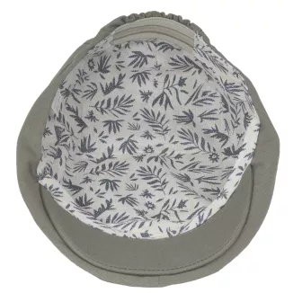 Kaszkiet męski bawełniany zielony flat cap wiosna lato Polar Fashion K306E - 7