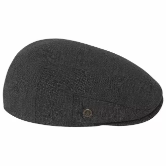 Kaszkiet Męski Grafitowy Bawełniany Lekki Flat Cap K266i Polar Fashion - 6