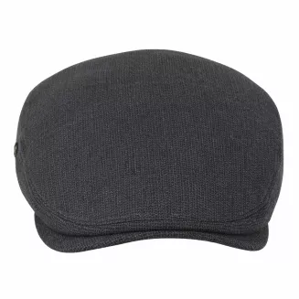 Kaszkiet Męski Grafitowy Bawełniany Lekki Flat Cap K266i Polar Fashion - 2