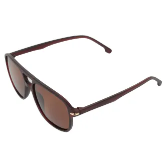 Polar Fashion P8128C2 Męskie Okulary Przeciwsłoneczne Polaryzacyjne Brązowe Mat UV400 - 4