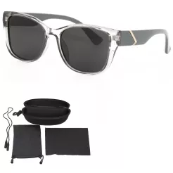 Polar Fashion PR9168C7 Damskie Transparentne Polaryzacyjne Okulary Przeciwsłoneczne