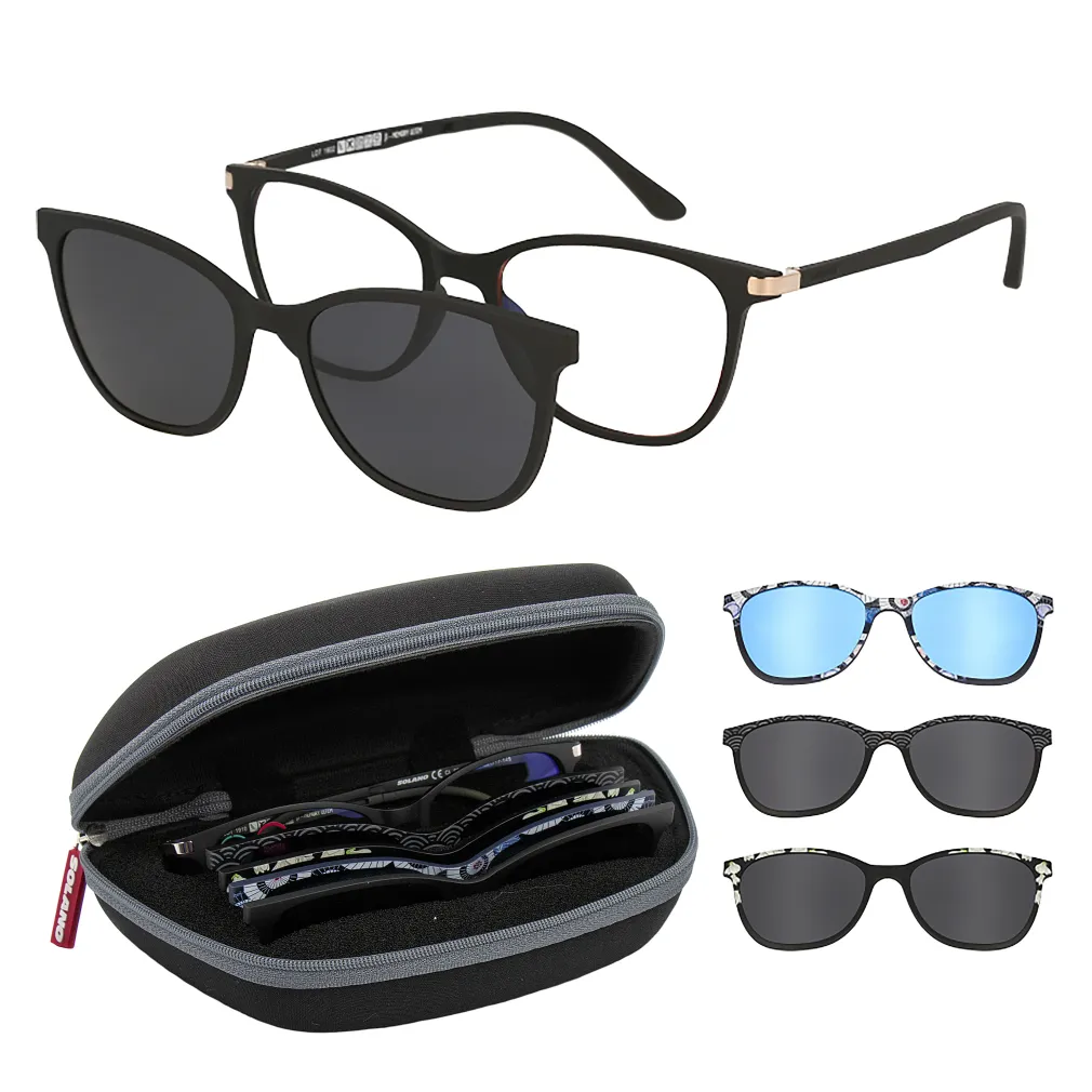 Solano CL90064 Set Oprawa korekcyjna z nakładką przeciwsłoneczną clip-on