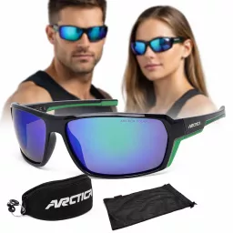 Okulary polaryzacyjne Arctica S356A sportowe UV400 dla kierowców lustrzanka