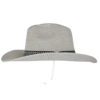 Szary Stylowy Letni Kapelusz Panama – Polar Fashion R231D - 2