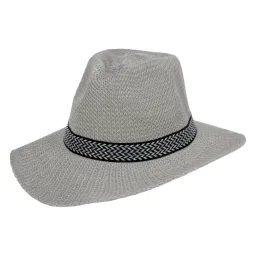 Szary Stylowy Letni Kapelusz Panama – Polar Fashion R231D
