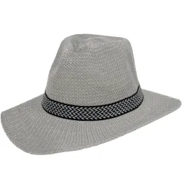 Szary Stylowy Letni Kapelusz Panama – Polar Fashion R231D