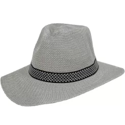 Szary Stylowy Letni Kapelusz Panama – Polar Fashion R231D