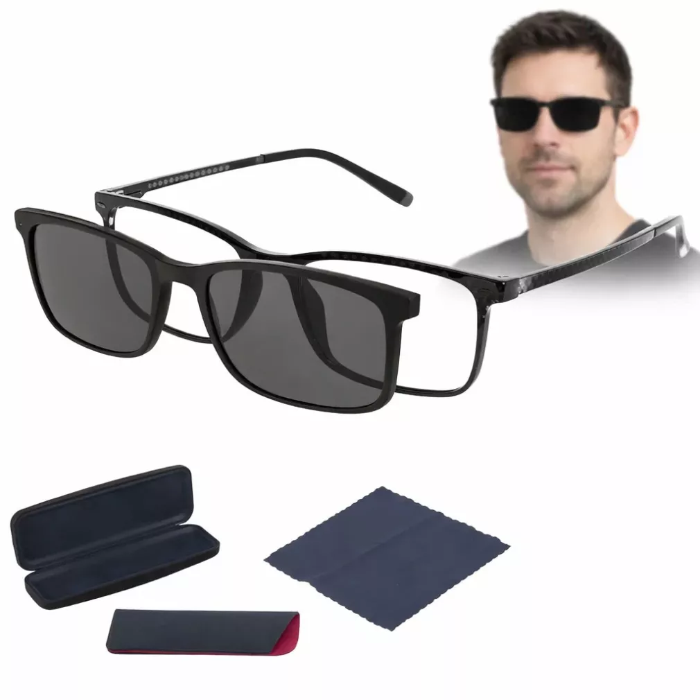 Okulary korekcyjne z nakładką przeciwsłoneczną Clip-On  Solano CL 90283a