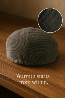 Polar Fashion Kaszkiet Męski Peaky Blinders K277C Jodełka Ocieplany 57-59cm - 6