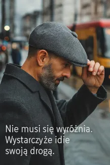 Polar Fashion Kaszkiet Męski Peaky Blinders K277C Jodełka Ocieplany 57-59cm - 8