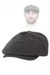 Polar Fashion Kaszkiet Męski Peaky Blinders K277C Jodełka Ocieplany 57-59cm