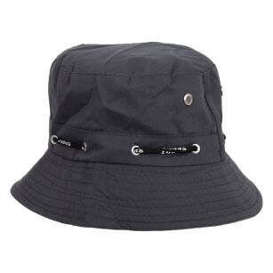 R202D Szary Letni kapelusz bawełniany bucket rybacki