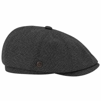 Kaszkiet Męski Bawełniany Grafitowy K268F Peaky Blinders Retro Flat Cap - 7