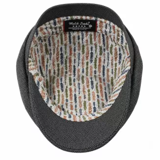 Kaszkiet Męski Bawełniany Grafitowy K268F Peaky Blinders Retro Flat Cap - 6