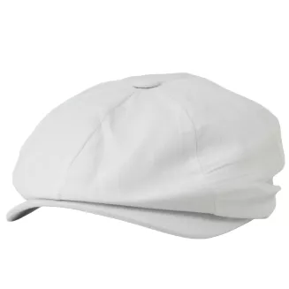 Kaszkiet Męski Gazeciarz Biały Letni Czapka Peaky Blinders Shelby Lato K313A - 3