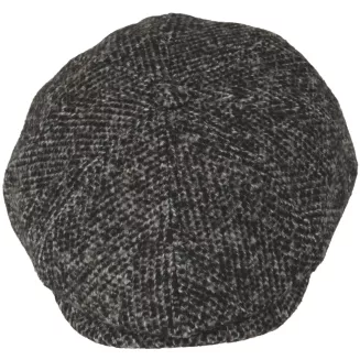 Kaszkiet Męski Brązowo Szary Ocieplany z Wełną Peaky Blinders Retro K278E - 8