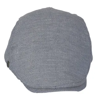 Kaszkiet męski beżowo-popielato-niebieski K266B – Polar Fashion - 2