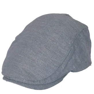 Kaszkiet męski beżowo-popielato-niebieski K266B – Polar Fashion - 3