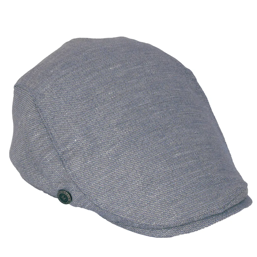 Kaszkiet męski beżowo-popielato-niebieski K266B – Polar Fashion