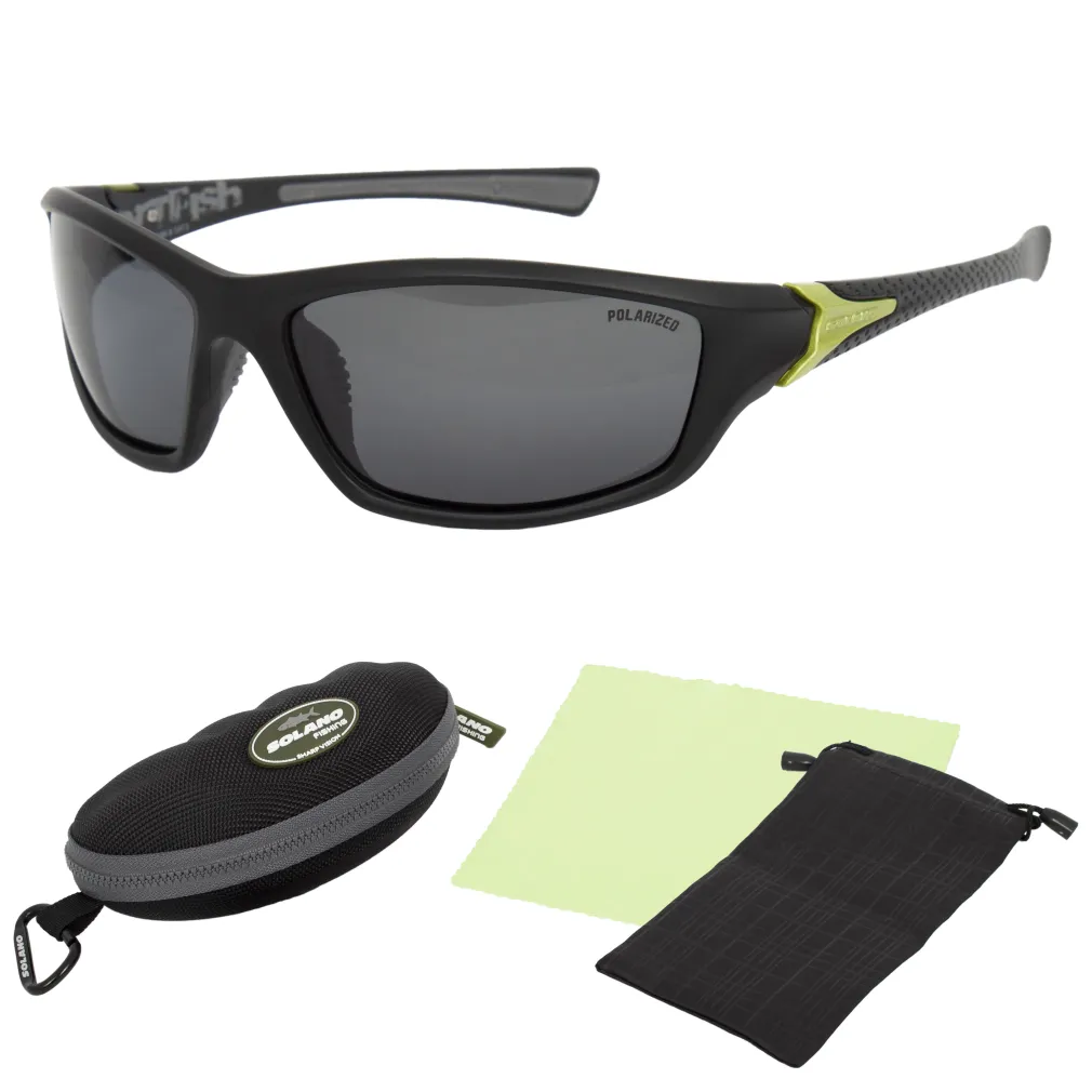 Solano FL20056B Fishing Line Polarized Sunglasses Anti-Reflective
