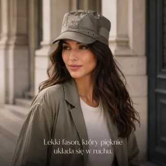 K48D Khaki Patrol Cap Cotton - 2